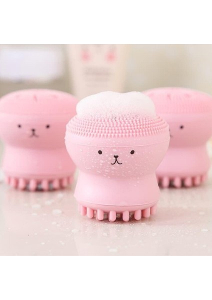 Peeling Etkili Mini El Yüz Cilt Temizleme Fırçası Silikon Temizlenmesi Kolay Siyah Nokta Giderici (5024) indirimleri