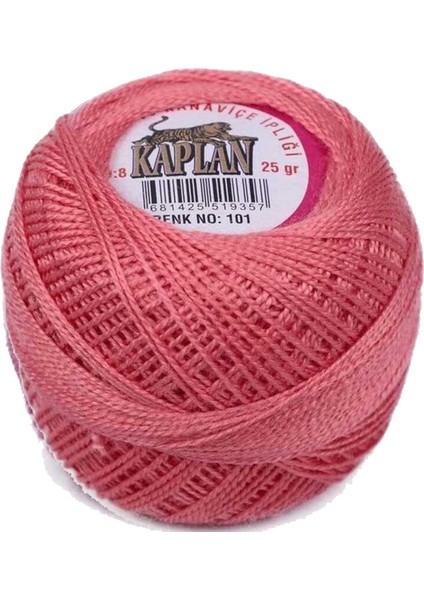 3 Adet Kaplan Etamin ve Kanaviçe Ipi 8 No Kod/renk: 101 - 302 - 995 - Ryl
