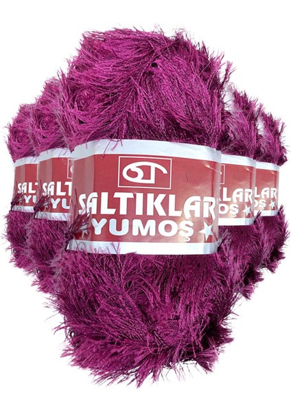 5 Adet Yumoş Sakallı El Örgü Ipi Yünü 86