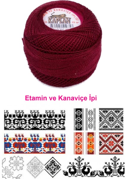 Kaplan Etamin ve Kanaviçe Ipi 8 No Kod/renk: 902 - Royaleks