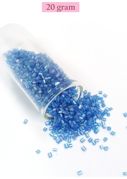 Kesme Cam Boncuk 2mm - 4 Renk - Toplam 80 Gram - BNC440 modelleri