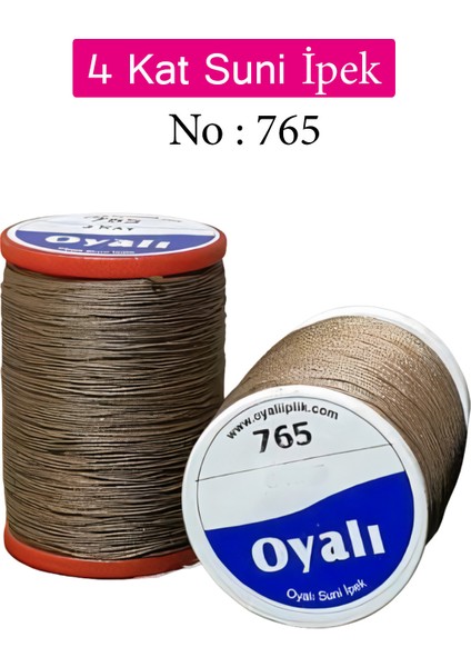 4 Kat Suni İpek İplik Iğne Oyası Boncuk İpi Tığ Oyası NO:765