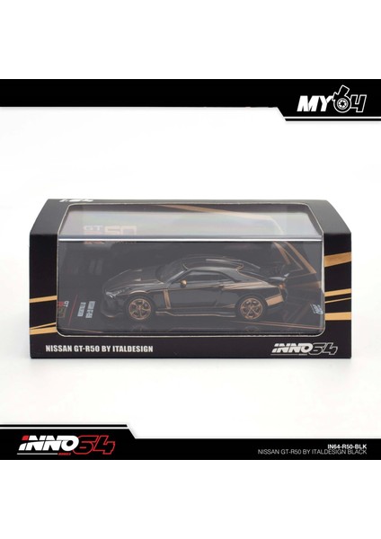 Inno 1/64 Nissan GT-R50 By Italdesign Black