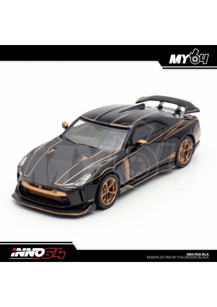 Inno 1/64 Nissan GT-R50 By Italdesign Black modelleri