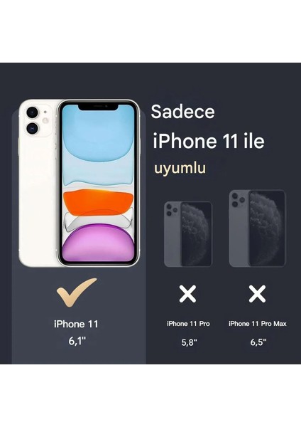 Apple iPhone 11 Deri Cüzdan Kılıf Mtl Aksesuar