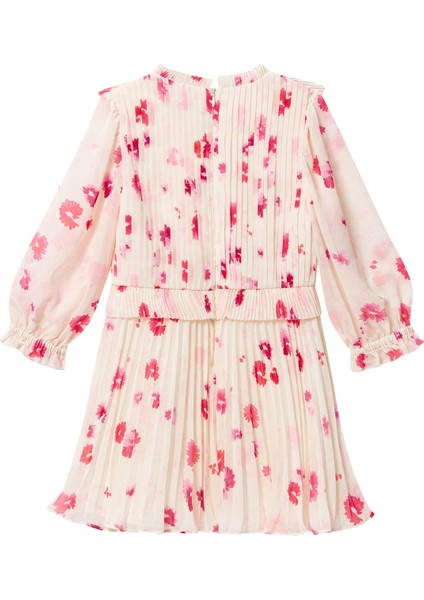 Kız Çocukları Için Baskılı Şifon Mini Elbise fiyatları