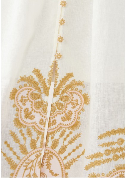 Şık Nakışlı Midi Elbise fırsatları