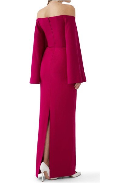 Eliana Maxi Elbise - Mor