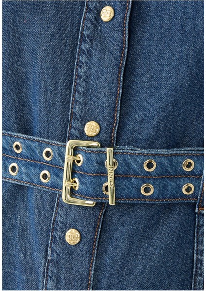 Şık Denim Maxi Elbise fırsatları