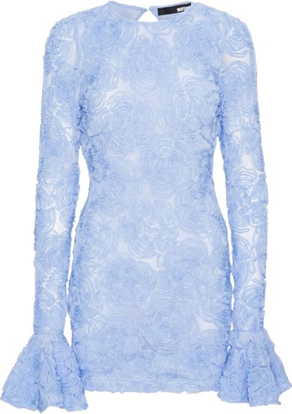 Çiçek Desenli Mini Elbise