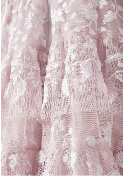 Çocuklar Için Zarif Dantel Elbise modelleri