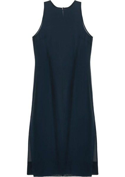 Barbara Midi Elbise - Şık ve Minimalist Tasarım