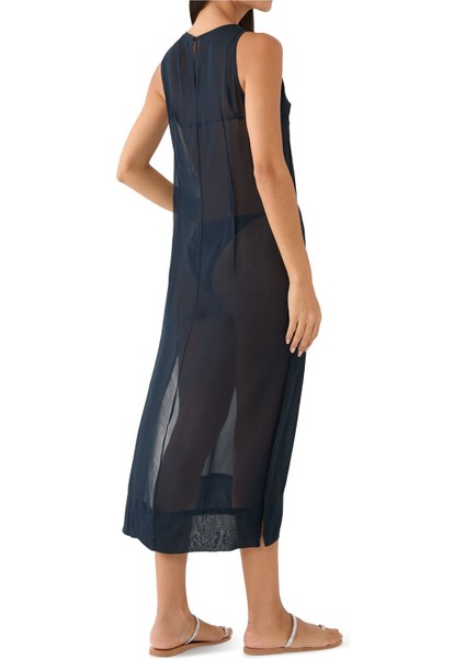 Barbara Midi Elbise - Şık ve Minimalist Tasarım