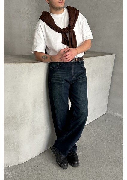 Erkek Ekstra Baggy Jean Pantolon fırsatları