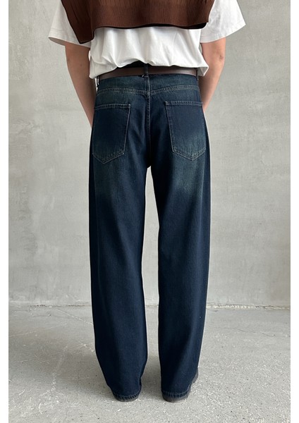Erkek Ekstra Baggy Jean Pantolon