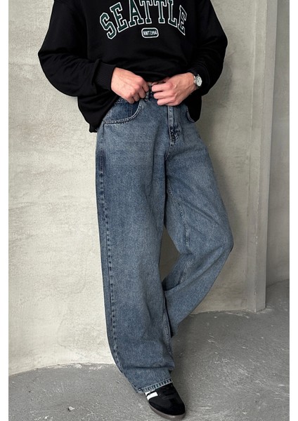 Erkek Ekstra Baggy Jean Pantolon fiyatları