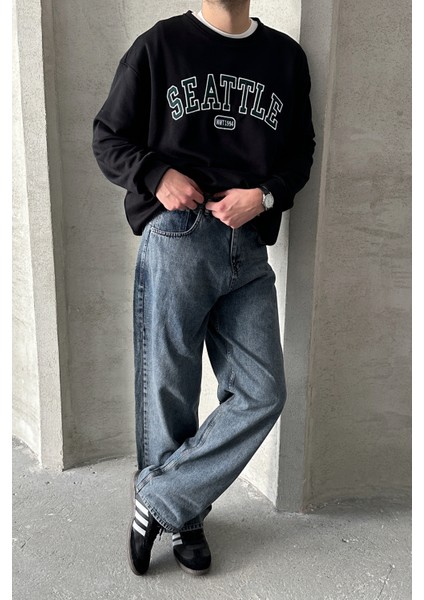 Erkek Ekstra Baggy Jean Pantolon modelleri