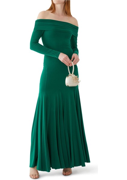 Augusta Off-Shoulder Vücut Saran Maxi Elbise fiyatları