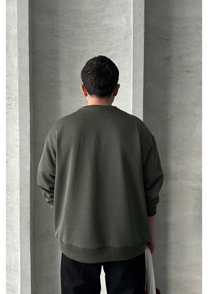 Erkek Seattle Baskılı Oversize Sweatshirt indirimleri