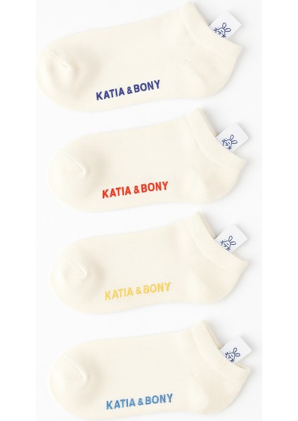 Çocuk Aksesuarlı 4'lü Paket Step Çorap