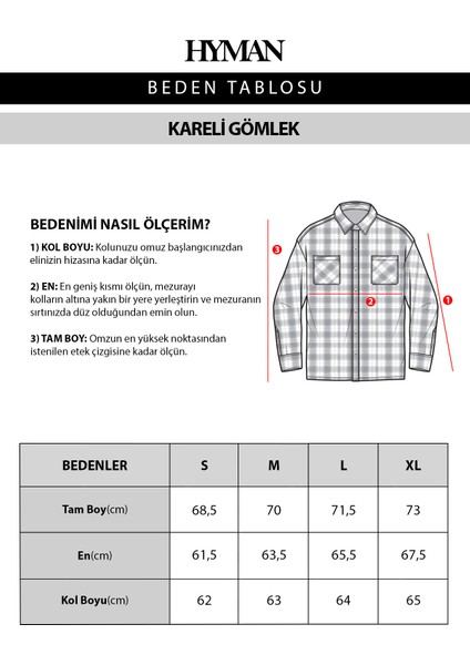 Erkek Oversize Kesim Kareli Gömlek