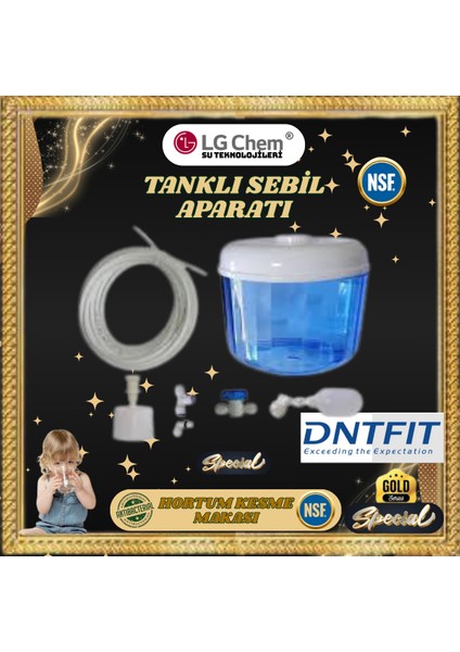 Ligth Gastro Dnt Fıttıngs8 Litre Tanklı Sebil Aparatı.üstten Damacanalı Su Sebilleri Için