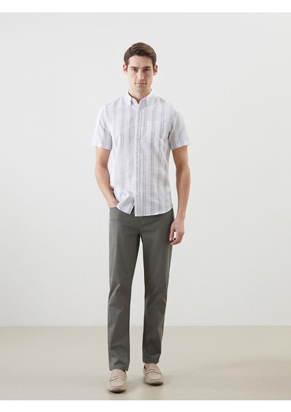 Dar Kalıp Gabardin Erkek Chino Pantolon (S5)