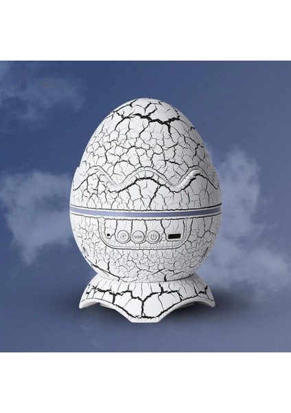 Dinazor Yumurtası Şekilli Kumandalı Galaxy Yıldızlı Gökyüzü Kablosuz Bluetooth Speaker Gece Lambası
