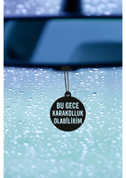 Azer Bülbül Metal Araba Dikiz Ayna Süsü | Bu Gece Karakolluk Olabilirim