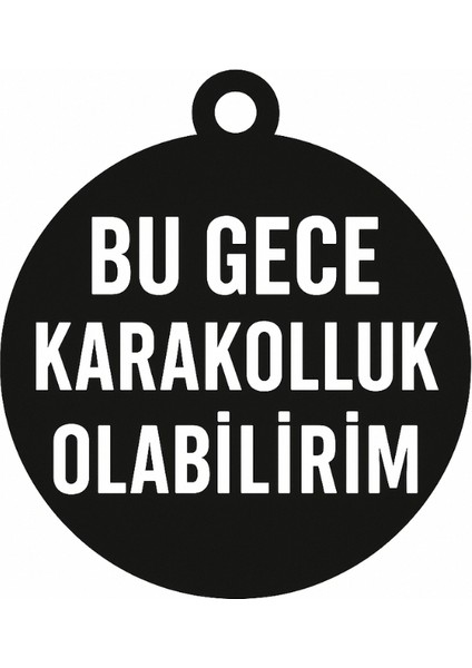 Azer Bülbül Metal Araba Dikiz Ayna Süsü | Bu Gece Karakolluk Olabilirim