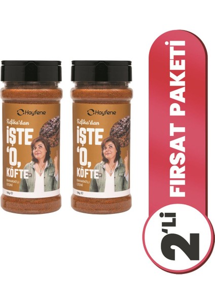 2'li Refika'dan Işte O Köfte Baharatlı Çeşni 100 gr Baharat Seti