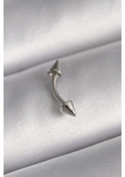 316L Çelik Gümüş Renk Çivi Model Piercing -