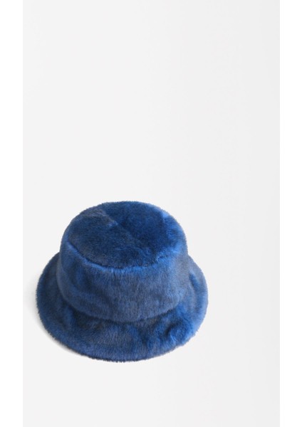 Suni Kürk Bucket Şapka