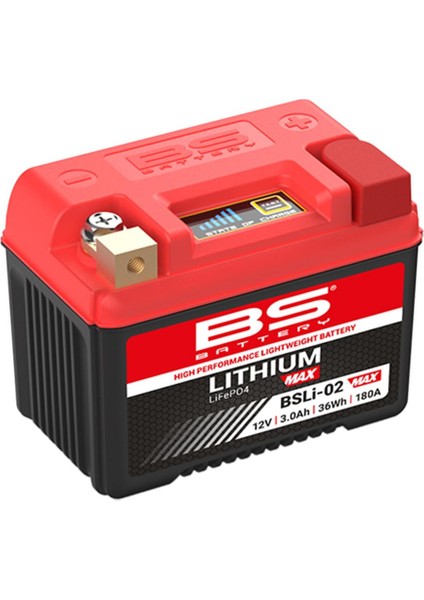 Bslı-02 Max Lithium-Ion Motosiklet Atv Aküsü 360115