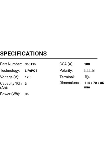 Bslı-02 Max Lithium-Ion Motosiklet Atv Aküsü 360115