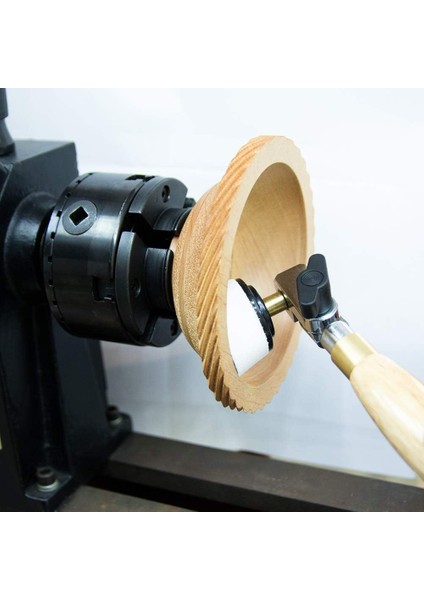 Torna Makineleri Için Ahşap Zımpara Ünitesi Kase Zımpara Mil Başlık 50MM