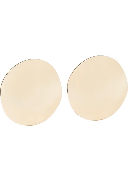 Asimetrik Gold Küpe