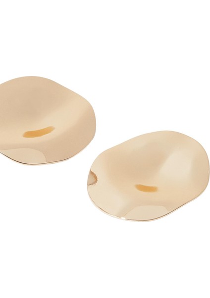 Asimetrik Gold Küpe