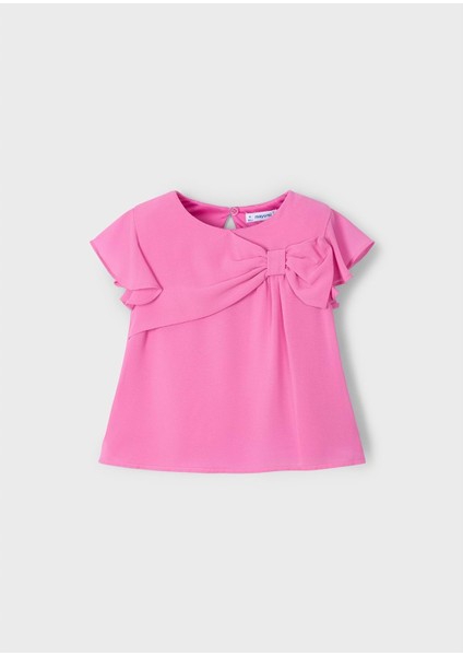 Kız Çocuk Tshrt - Mayoral - Pembe - 4 Yaş - 3182-PEMBE-4 Yaş