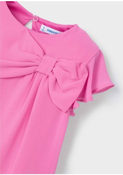 Kız Çocuk Tshrt - Mayoral - Pembe - 4 Yaş - 3182-PEMBE-4 Yaş