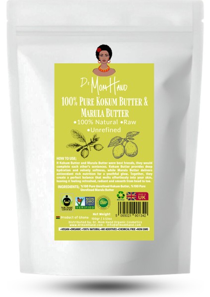 Kokum Butter & Marula Butter, Skin Rebirth Duo %100 Saf, Doğal, Organik 100ML