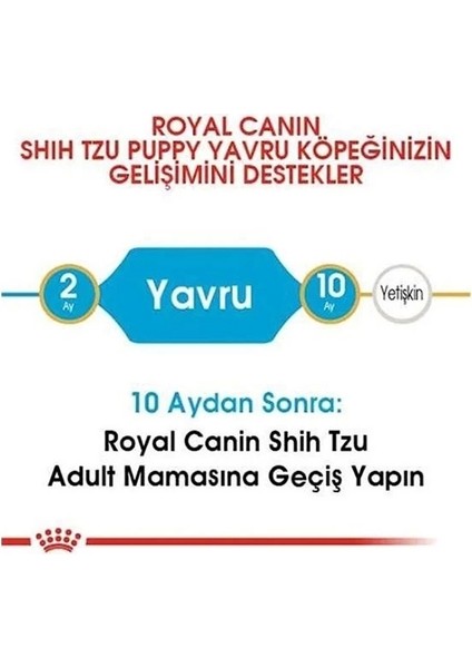 Royal Canin Shihtzu Puppy Yavru Köpek Maması 1.5 kg