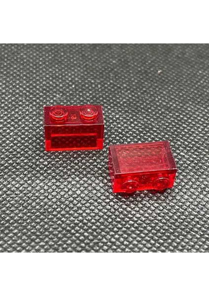 40PCS/ÇANTA Küçük Parçacıklar Tuğlalar Şeffaf Net Tuğla 1x2 Yapı Bloğu Klasik Dökme Parçalar Aksesuarlar Çocuklar Için Oyuncaklar Renk: Kırmızı (Yurt Dışından)