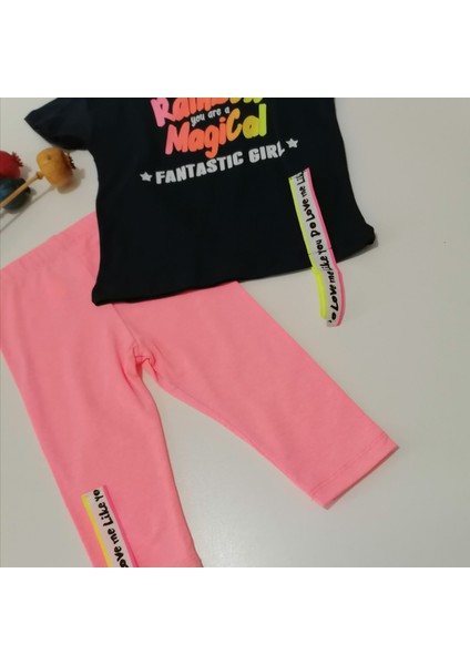 Rainbow Pembe Kaprili Takım 6 Yaş
