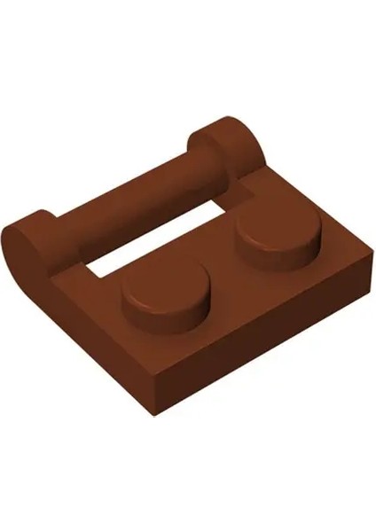 20PCS Moc Parçaları 48336 Plaka Özel 1 x 2 Yan Uyumlu Tuğlalarda Çubuk Saplı Dıy Yapı Taşları Parçacık Çocuk Oyuncak Hediye Rengi: KAHVERENGI-20PCS (Yurt Dışından)