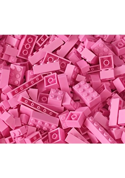 125/250G Dıy Yapı Taşları Toplu Lot Paketi Sorte Kalın Tuğlalar Blok Tabak Oyuncakları Küçük Parçacıklar Toplu Fit Legoeds Çocuklar Için Hediye: Pembe/beden: 250G-ÇAN (Yurt Dışından)