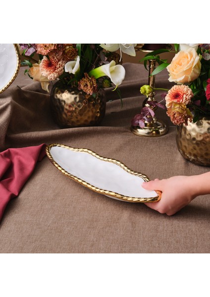 Goldest Kayık Tabak 35 cm fiyatları