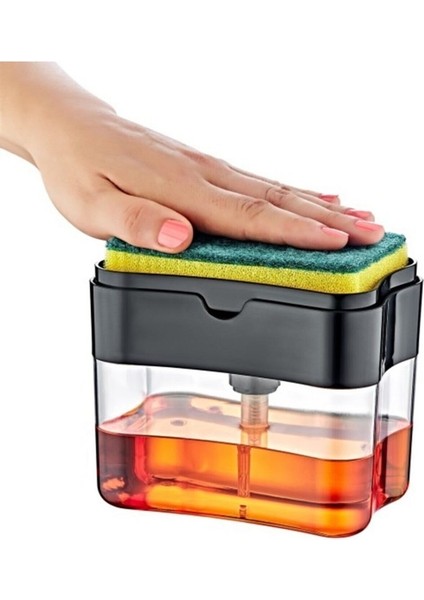 Deterjan Dispenseri Plastik Sıvı Deterjanlık Süngerli Bpa Free