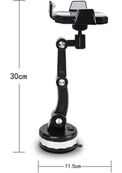 Jel Vantuzlu Cama Takılabilen Güçlü 360 Derece Dönebilen Ayarlanabilir Araç Içi Vantuzlu Telefon Tutucu ( ) modelleri