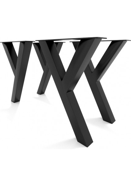 Metal Masa Ayağı Yemek Masası Mutfak Masası Ayak Modelleri Y Şeklinde Masa Ayağı 50X75 cm